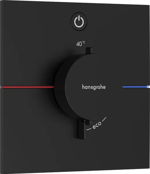 Hansgrohe ShowerSelect Comfort E Thermostat Unterputz für 1 Verbraucher mattschwarz