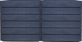 Garantia Ergo Quadro 2L Hochbeet 160x80cm stone