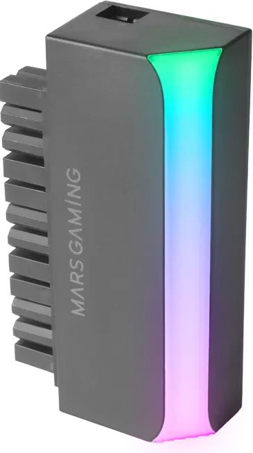 Mars Gaming MCA-L24, 24-Pin Winkeladapter, 90° gewinkelt, RGB beleuchtet