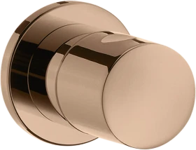 Hansgrohe AXOR Uno Absperrventil Unterputz polished red gold