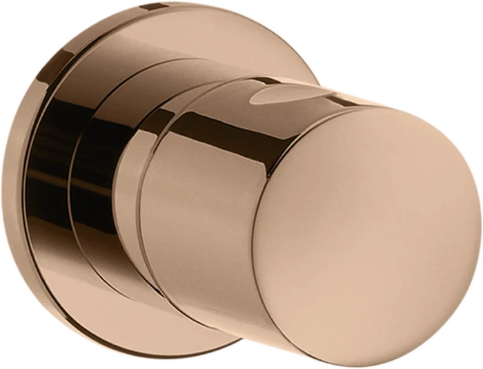 Hansgrohe AXOR Uno Absperrventil Unterputz polished red gold
