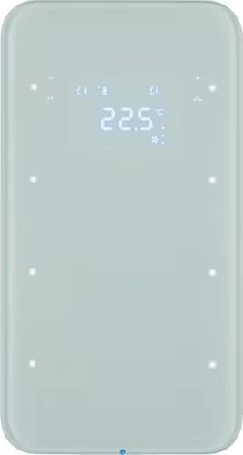 Berker KNX R.1 Touchsensor 3-fach mit Temperaturregler polarweiß