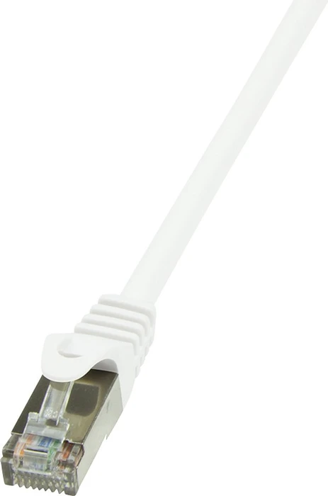 LogiLink EconLine Patchkabel, Cat6, F/UTP, RJ-45/RJ-45, 7.5m, weiß