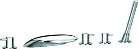 Ottofond 5-Loch Wannenrandarmatur L10000 chrom