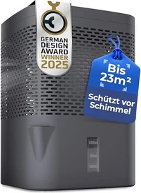 BonAura AirOne Trockenmittel-Luftentfeuchter titanium grey