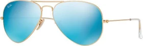 Ray-Ban RB3025 Aviator Flash Lenses 55mm gold/blau