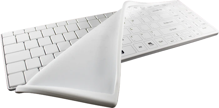 Man & Machine Its Cool Flat Keyboard, weiß, USB, DE