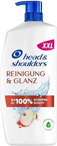 Head & Shoulders Reinigung & Glanz Anti-Schuppen Shampoo, 800ml
