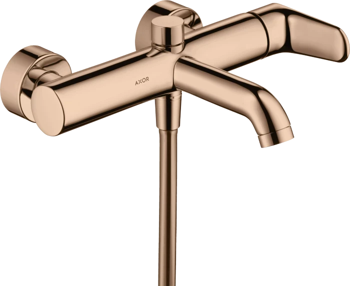 Hansgrohe Citterio M Einhebel-Wannenmischer Aufputz polished red gold