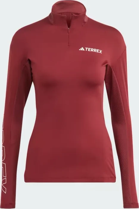 adidas Terrex Xperior Laufshirt langarm shadow red (Damen)