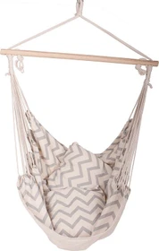Garden Pleasure Tobago Hängesessel weiß/beige