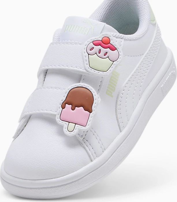 Puma Smash 3.0 Badges puma white/green illusion (Junior)