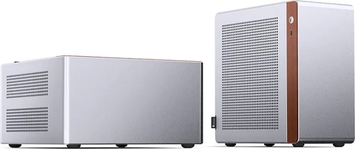 Jonsbo NV10, silber, Mini-ITX
