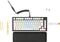 Glorious GMMK Pro Pre-built Gaming Keyboard, LEDs RGB, Glorious Fox linear, Black Slate/Artic White, ND Vorschaubild