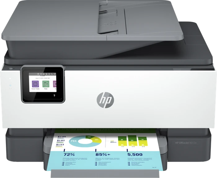 HP OfficeJet Pro 9012e All-in-One grau, Tinte, mehrfarbig
