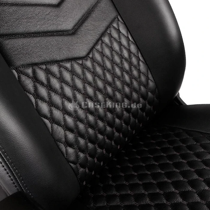 noblechairs Icon Leder Gamingstuhl, schwarz