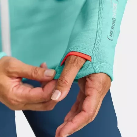 Ortovox Merino Fleece Light Funktionsjacke ice waterfall blend (Damen)