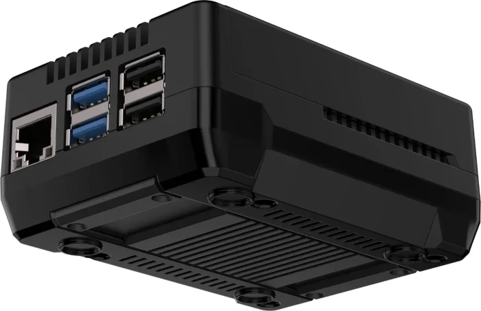 Argon40 NEO 5 für Raspberry Pi 5, mit Lüfter und Erweiterung für M.2 SSDs, schwarz