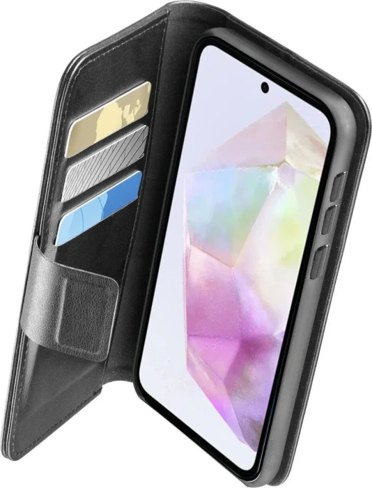 Cellularline Book Agenda für Samsung Galaxy A36 5G/A56 5G schwarz