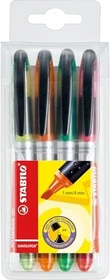 STABILO Navigator gelb/orange/pink/grün, 4er-Set