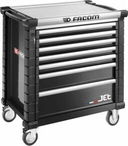 Facom JET.7NM4A Werkzeugwagen schwarz