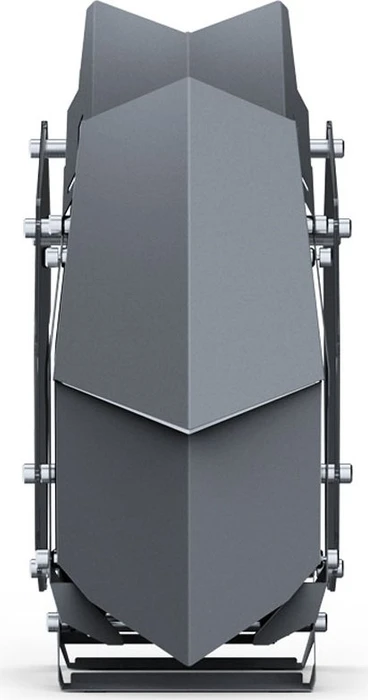 Jonsbo Mod3 Mini, grau, Glasfenster