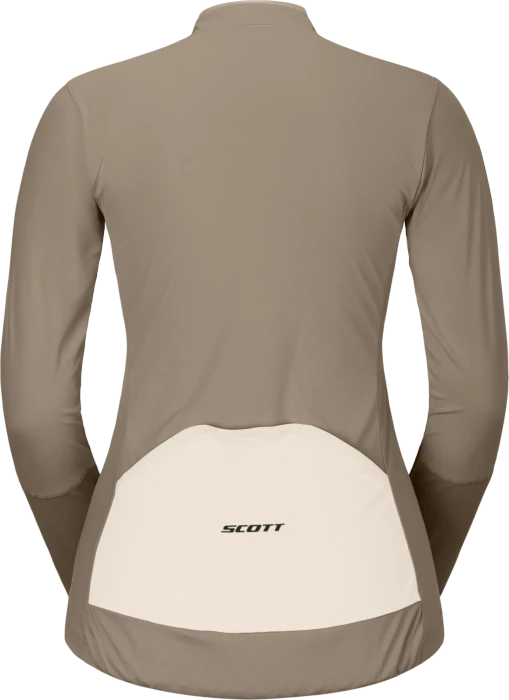 Scott Endurance Trikot langarm toast beige/cotton white (Damen)