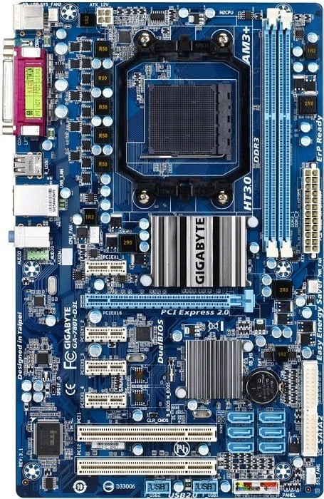 GIGABYTE GA-780T-D3L (Rev. 3.1) (AMD AM3+)