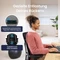 Ergotopia PureBack ergonomischer Bürostuhl mit Kopfstütze, schwarz Vorschaubild