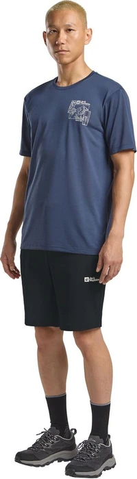 Jack Wolfskin Hikeout Hose kurz schwarz (Herren)