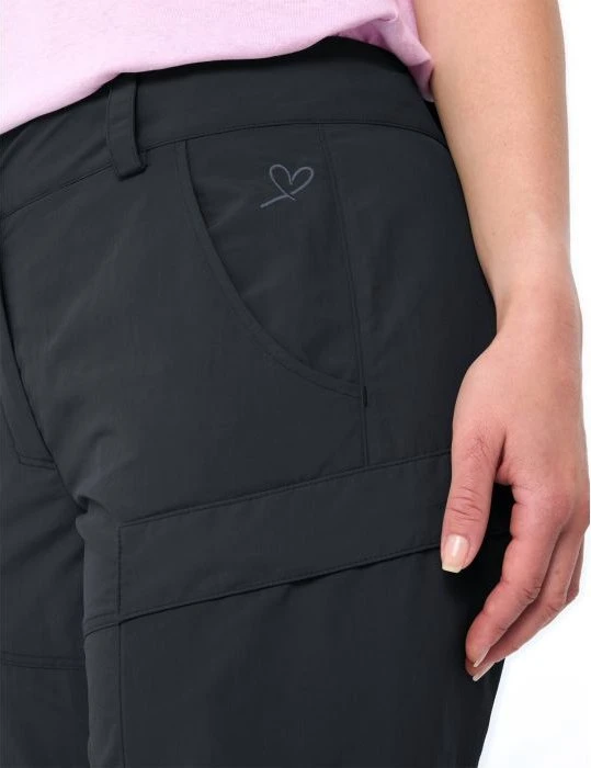 Vaude Neyland Cargo Zip-Off Hose lang phantom black (Damen)