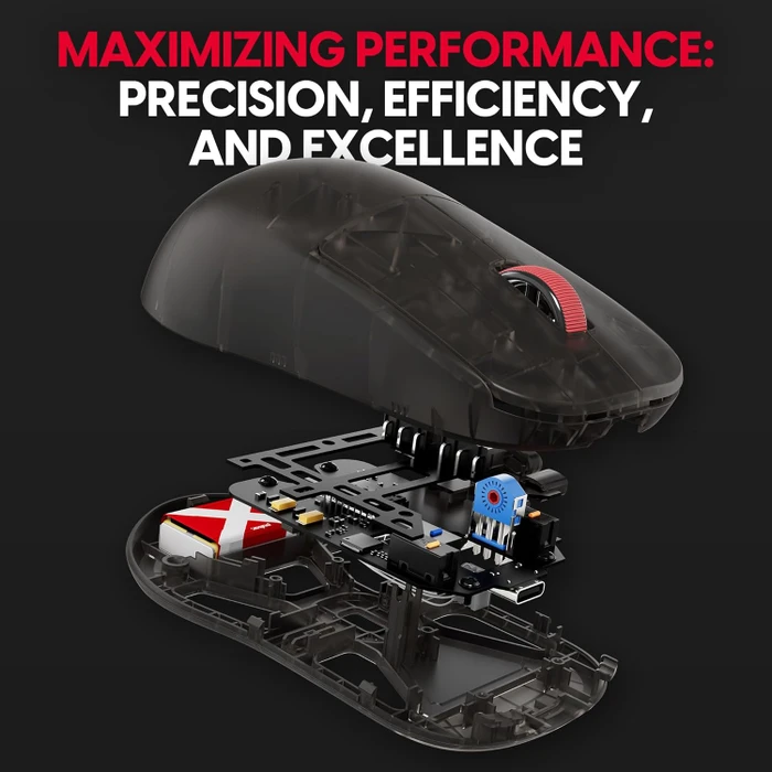 Pulsar Gaming Gears X2H Mini Wireless ClearBlack Edition, USB