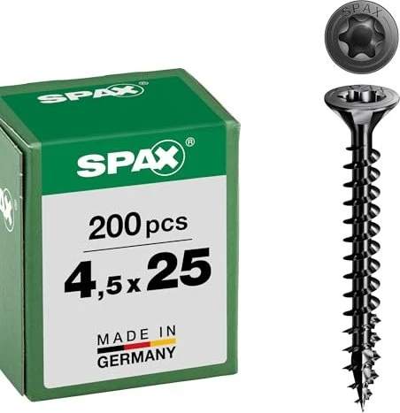 Spax BLAX 4CUT T-STAR plus T20 Universalschraube, 4.5x25mm, 200 Stück