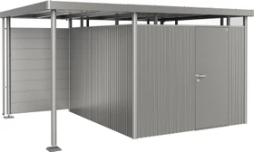 Biohort Rückwand für Seitendach S quarzgrau-metallic