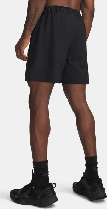 Under Armour Woven Wordmark Hose kurz black/green citrine (Herren)