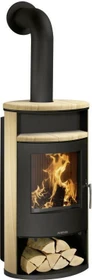 Justus Island Aqua Sandstein Kaminofen mit Wärmetauscher