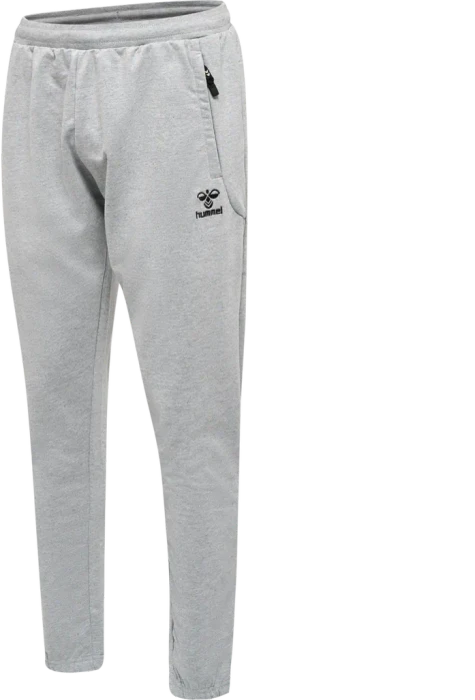 hummel Move Grid Cotton Trainingshose lang grey melange (Herren)