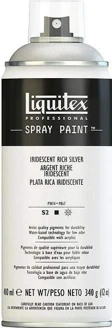 Liquitex Professional Spray Paint iridescent rich silver, 400ml