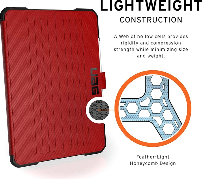 UAG Metropolis Series Case für Apple iPad 10.2" 2019/2020, Magma rot