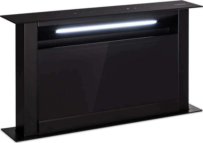 Klarstein CGCH3 Royal Flush Eco Downdraft Kochfeldabzug schwarz