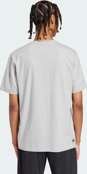 adidas Remoji Pocket Graphic T-Shirt kurzarm medium grey heather (Herren)