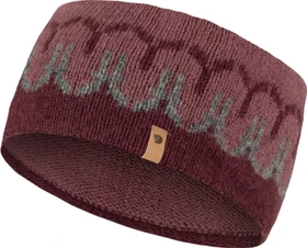Fjällräven Övik Path Knit Stirnband dark garnet/mesa purple