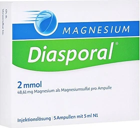 Magnesium Diasporal 2mmol Injektionslösung Ampullen, 5 Stück