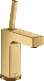 Hansgrohe Axor Citterio 110 Waschbeckenarmatur mit Ablauffernbedienung brushed gold optic