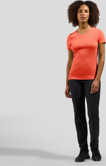 Odlo F-Dry Funktionsshirt kurzarm living coral (Damen)