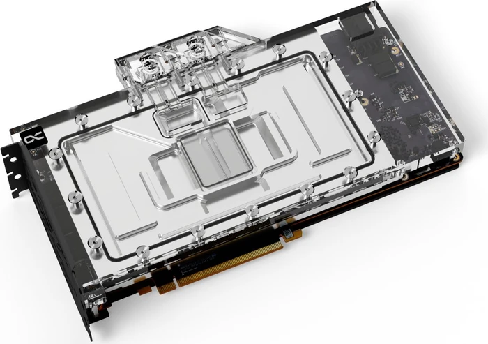 Alphacool Eisblock Aurora Acryl GPX-N NVIDIA RTX 4090 Suprim mit Backplate