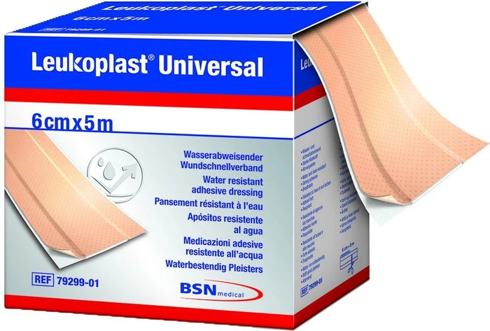 BSN medical Leukoplast Universal Wundschnellverband, 6cm x 6m, 1 Stück