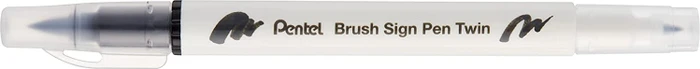 Pentel Brush Sign Pen Twin SESW30C schwarz