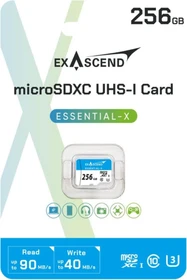 Exascend Essential-X R90/W40 256GB, UHS-I U3, Class 10