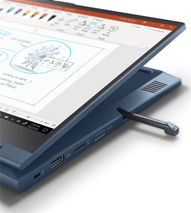 Lenovo ThinkBook 14s Yoga ITL, Abyss Blue, Core i5-1135G7, 16GB RAM, 512GB SSD, DE
